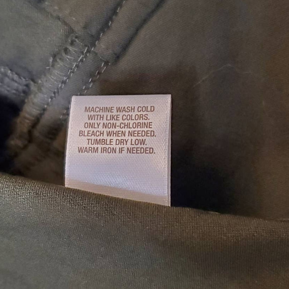 Dressbarn green jacket size S military inspired faux buttons pleats army - Picture 8 of 8